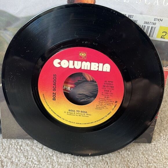 Boz Scaggs – Heart Of Mine, Vinyl, 7", 45 RPM, Single - Picture 5 of 5